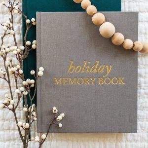 Holiday & Christmas Memory Book - Taupe