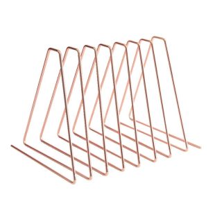 Compressible Metallic Desktop File Organizer - Rose Gold - 80 Pack