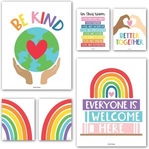 Diversity Posters | Set of 6 | Educational Posters - Multicolored